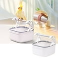 thumbnail image 1 of Bird Feeder Accessory Portable Aluminium Bird Toilet Stand with Bucket for Tabletop Use Sturdy Construction and Lightweight Design, 1 of 4