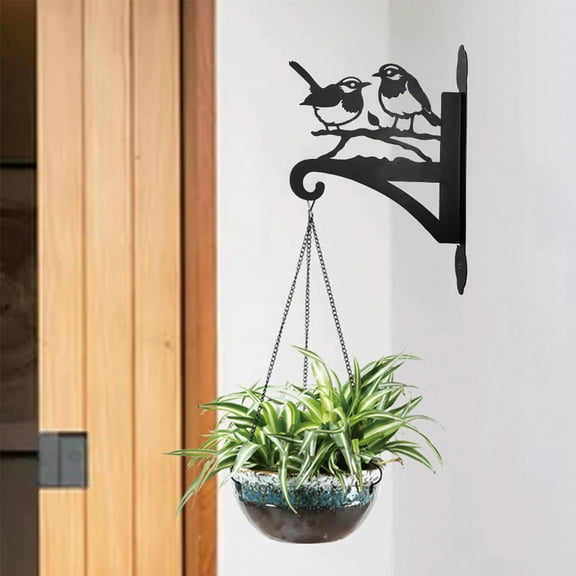 Bird Feeder,Bird Feeders For Outdoors,Iron Art Mandarin Duck Wall Hook For Hanging Bird Feeders,Exquisite Decorative Pattern,Durable Weatherproof Iron,Complete With Screws And Caps.