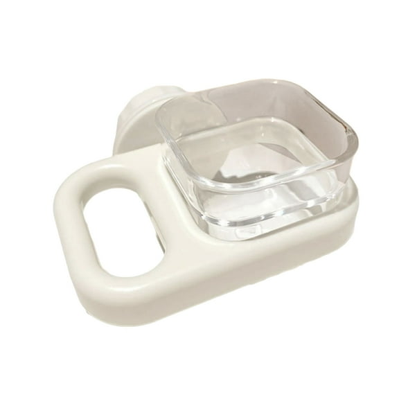 Bird Feeder Bowl with Secure Clip Clear Plastic and Water Feeding Cup for Parrotlets Budgies and Small Pets