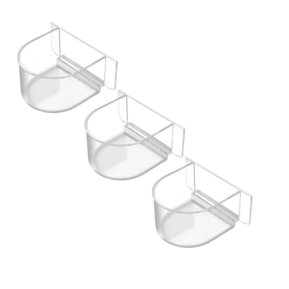 Bird Feeder Bowls for Cage â Sturdy Food & Water Cups for Parrots, Conures & Small Pets, Secure Clip-On Design for Easy Cleaning & Refilling