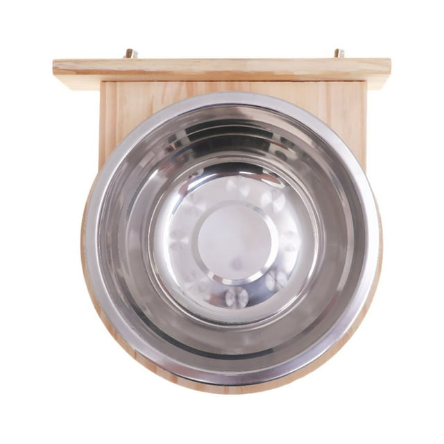 Bird Feeder Box Pet Feeding Box Crate Water Bowl Bird Bowls for Cage