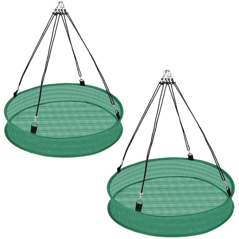 Bird Feeder Catcher Tray Outdoor Garden Hoop