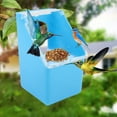 thumbnail image 1 of Pet Supplies Bird Feeder Food Container Hanging Dispenser for Outdoor Garden Parrots and Chickens Conveniently Dispenses Wild Bird Feed, 1 of 7