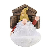 Bird Feeder, Goblin Dwarf Resin Bird Feeder White Beard Old Man Courtyard Decoration Ornaments Home Garden Decoration Bird Feeder