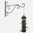 thumbnail image 1 of Bird Feeder Hook Ecohintz Metal Wall Mount Hooks, 2 Pack Bird Feeder Hangers with 4 Screws - Heavy Duty Rustproof Plant Bracket for Wind Chimes & Outdoor Decor, Heavy Duty Wall Hook, 1 of 5