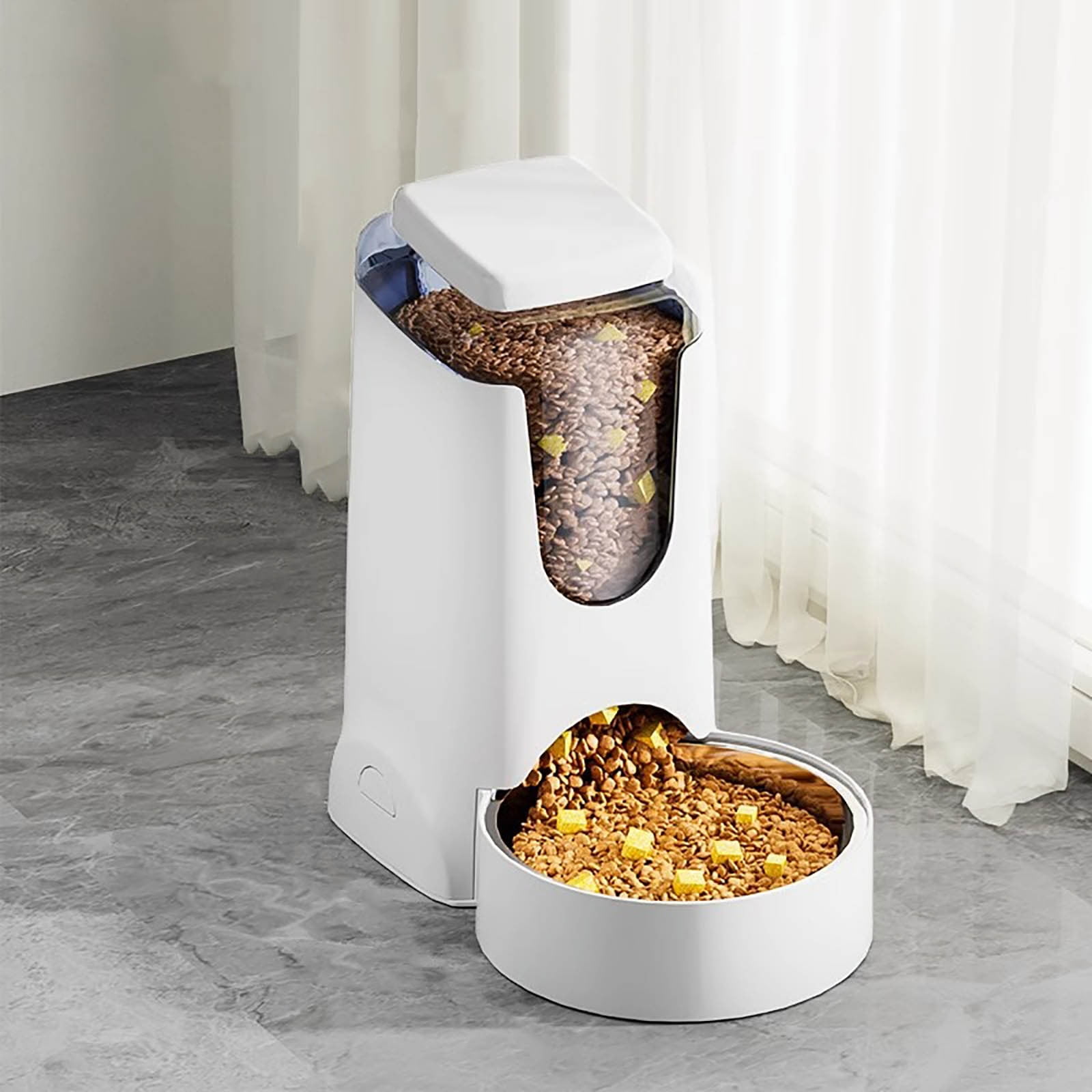 Photo inspiration: Gallery Detail: Bird Feeder Large Capacity Automatic Stainless Steel Feeder Natural