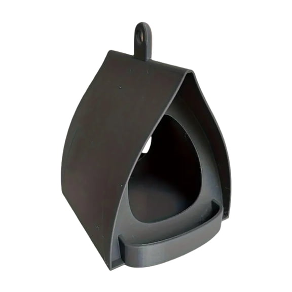 Bird Feeder Open Design Hanger With Top Hook Hut Shape Hangable Outdoor Garden Balcony Winter Squirrel Watch Accessory