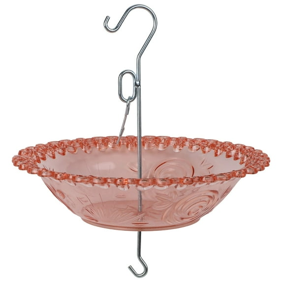 Bird Feeder Outdoor Hanging Bird Feeder Hanging Bird Bath Garden Patio Decoration Accessories Weatherproof Hanging Decor