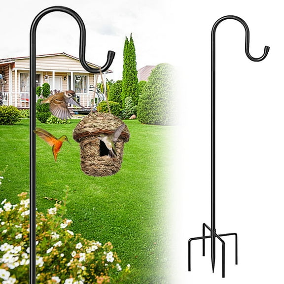 Bird Feeder Pole,Bird Feeder Stand,Smart Bird Feeder,Smart Bird Feeder Pole Stand Compatible For Feathersnap Smart Birdfeeder | Metal Bird House Pole For Outdoor Garden,155cm/61inch