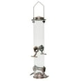 Bird Feeder Portable Outdoor Feeding Tube Wild Birds Plastic Supplies ...