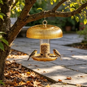Bird Feeder Rain Guard Dome Cover Squirrel Baffle Weather Proof Shield,Orange