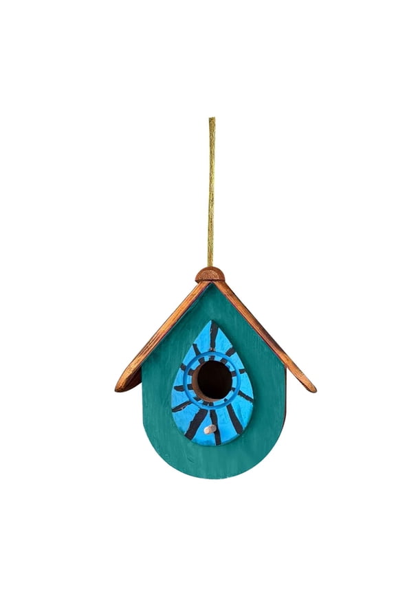 Bird Feeder,Wild Bird Feeders,Wooden Nests Feeder Paulownia House Pastorals Outdoor Hanging Gardening Hummingbird Nests,Window Bird Feeders for Outdoors,Bird House Pole