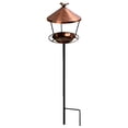 thumbnail image 1 of Bird Feeder with Pole Heavy Duty Bird Feeders Stand Wrought Iron Stake with Wide Seed Tray for Garden Yard Patio, 1 of 7