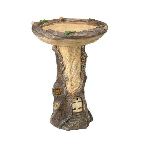 Bird Feeders Bird Bath Bowl Statue Figurine for garden Landscape DIY Lightweight
