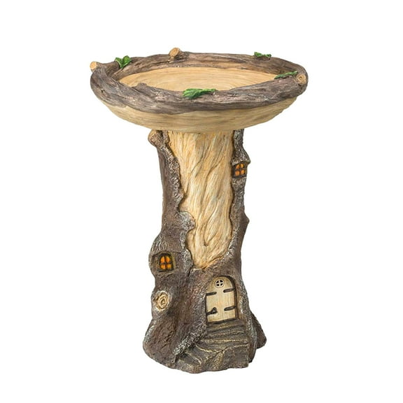 Bird Feeders Bird Bath Bowl Statue Figurine for garden Landscape DIY Lightweight