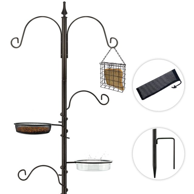 Bird Feeders Bird Feeding MMF7 Station Bird Feeder Poles,Premium Multi