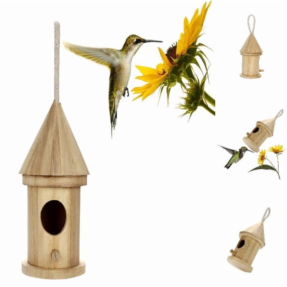 Bird Feeders Wooden Bird for Outdoor Use Platform Competitor Title Bird Bird Bird Bird Wooden Dox, 15cmx9cm, Khaki