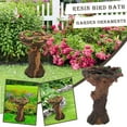 thumbnail image 1 of Bird Feeders for Antique Bath Bird Decoration Resin Birdbath Garden Patio Courtyard Home Succulents Display Platform, 1 of 7