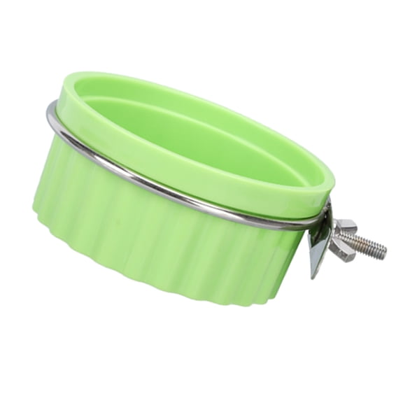 Bird Feeding Dish Cups Bowl Cage with Clamps Holders Birdcages Coops Water Feeders for Cockatiel Lovebirds