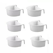 Bird Feeding Dish Cups,Parrot Convenient Hanging Container,Parrot Food Bowl Clamp Holder Coop Cup,No Mess Bird Cage Pet Feeder Seed Food Container for Parakeet Canary Cockatiel X9Y0