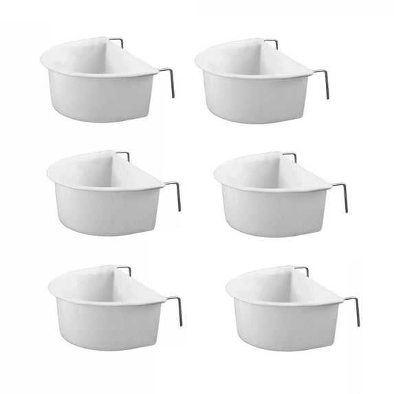 Bird Feeding Dish Cups,Parrot Convenient Hanging Container,Parrot Food Bowl Clamp Holder Coop Cup,No Mess Bird Cage Pet Feeder Seed Food Container for Parakeet Canary Cockatiel X9Y0