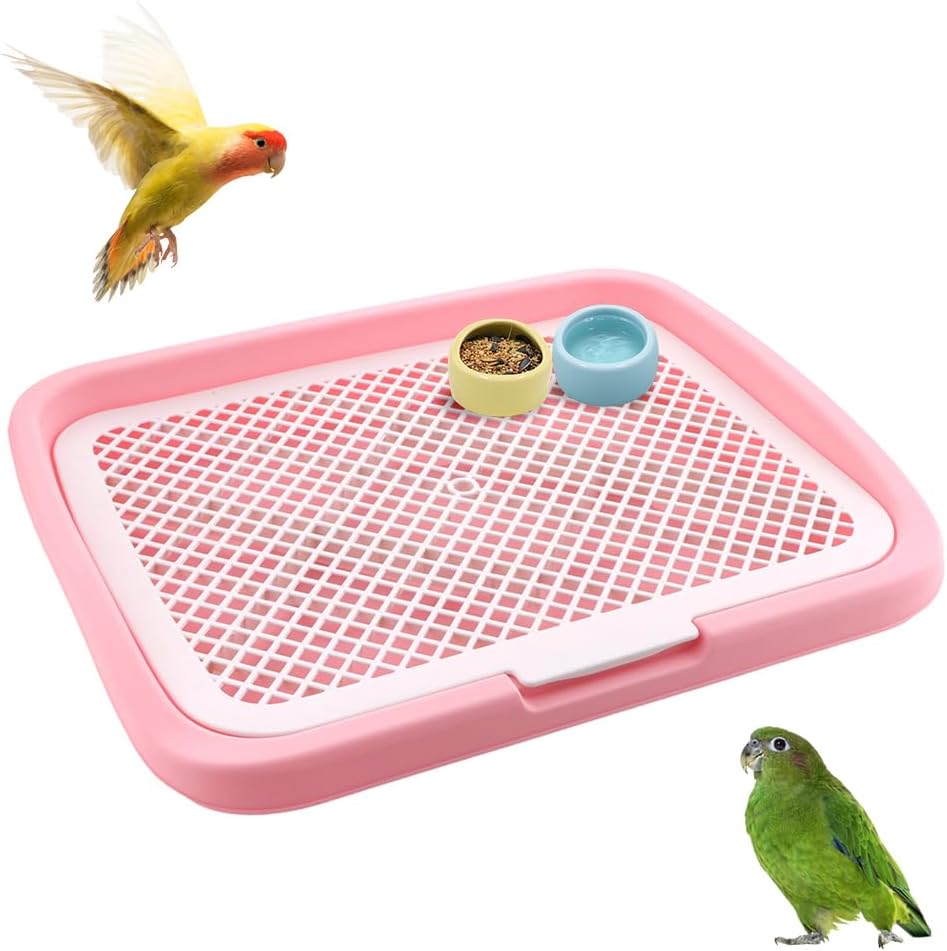Picture of Bird Feeding Table Large Birdkeeping Station Birdcage Accessories for ...