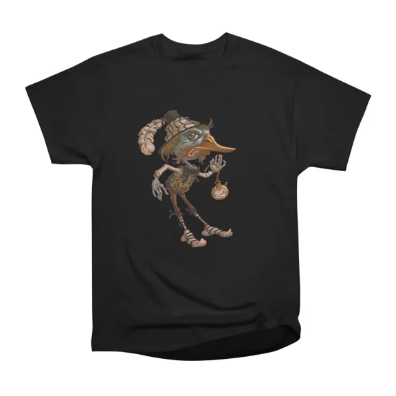 Bird Feller with Pocket Watch T-Shirt Tee Gift For Him Merch For Her Apparel For Friend