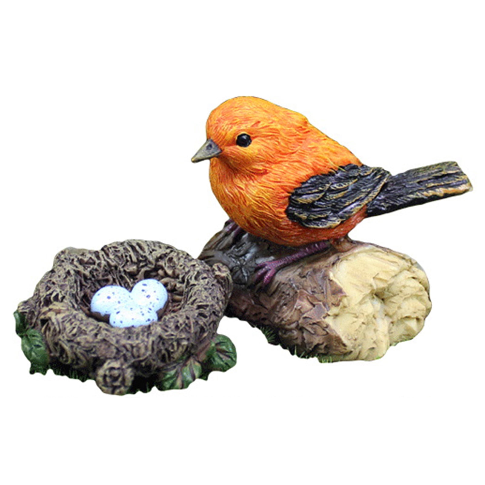 Bird Figurine Realistic Delicate Detail Vivid Appearance Resin Car ...