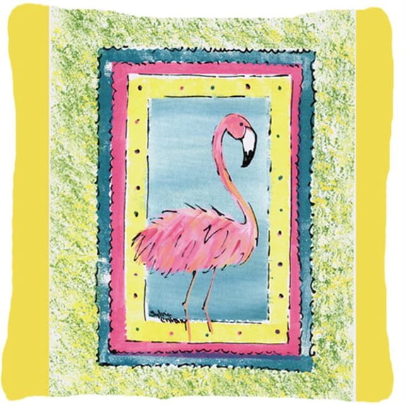 Bird - Flamingo Decorative Fabric Pillow