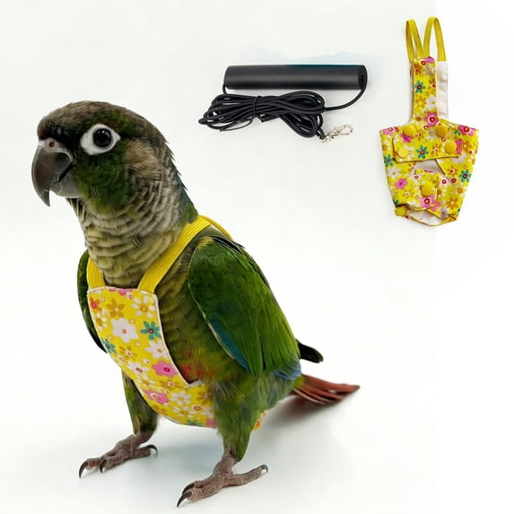 Bird Flight Leash And Harness For Parrots Small Birds Outdoor Training Aviary Gear Pet Clothes Birthday Gift For Pet Dog Cat S