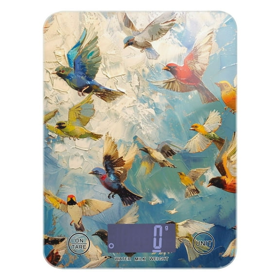 Bird Flock Food Scale Digital Kitchen Scale Waterproof Grams Ounces lbs for Weight Loss