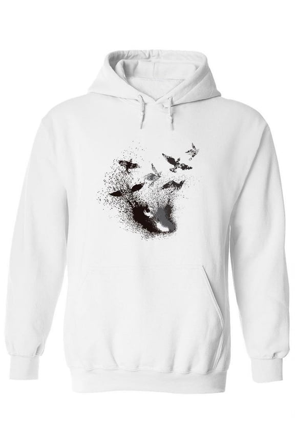 Bird Flock Hoodie Women -Image by Shutterstock, Female Large