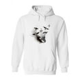 thumbnail image 1 of Bird Flock Hoodie Women -Image by Shutterstock, Female Small, 1 of 4