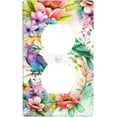 thumbnail image 1 of Bird Floral Flower Light Switch Cover Plates Decorative Single Toggle Wall Plate, 1 of 10