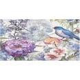 thumbnail image 1 of Bird Flower Area Rug, Anti Fatigue Large Floor Mat, Soft Absorbent Washable Plush Carpet with Non-Slip Rubber Back for Entryway, Bedroom, Sink, Kitchen, Bathroom, 39"x 20", 1 of 7