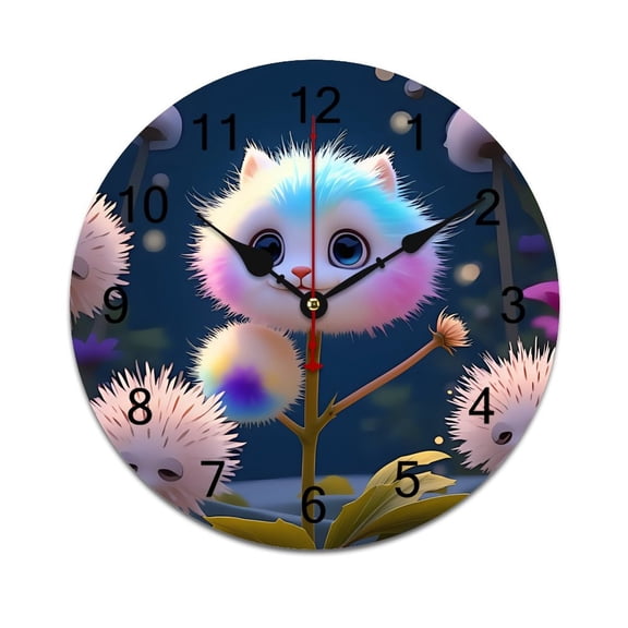 Bird Flowers And Butterflies Time Decorative Wall Clocks Round Large Wall Watch Bedroom Home Decor 10 12 14 Inch