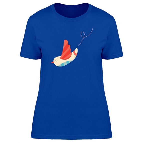 Bird Flying Down T-Shirt Women -Image by Shutterstock, Female Medium