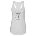 thumbnail image 1 of Bird Flying Sketch And Quote Tank Women -Image by Shutterstock, Female x-Small, 1 of 4