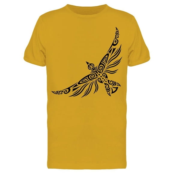 Bird Flying Tattoo T-Shirt Men -Image by Shutterstock, Male Large