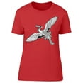 thumbnail image 1 of Bird Flying With Open Wings T-Shirt Women -Image by Shutterstock, Female Medium, 1 of 2