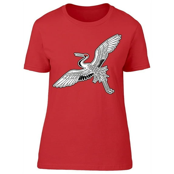 Bird Flying With Open Wings T-Shirt Women -Image by Shutterstock, Female Medium