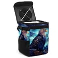 thumbnail image 1 of Bird Foldable Car Trash Can with Lid, Leak-proof Mini Trash Can, Hanging Storage Bag, Car Trash Bin, 1 of 6