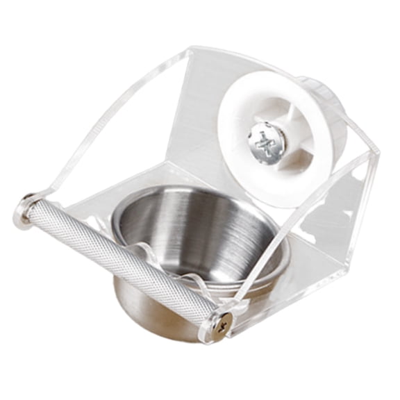Bird Food Toy Automatic Parrots Feeders Drinker Acrylic Seeding Food Container Cage for Aviaries and Home Use