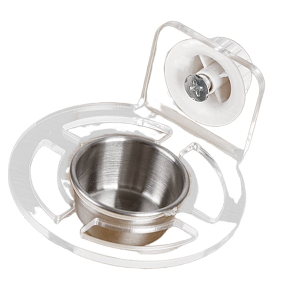 Bird Food Toy Automatic Parrots Feeders Drinker Acrylic Seeding Food Container Cage for Aviaries and Home Use