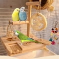 thumbnail image 1 of Bird Foraging Toys Parrot Enrichment Puzzle Toy with Perch Chewing Toy for Small Birds, 1 of 4