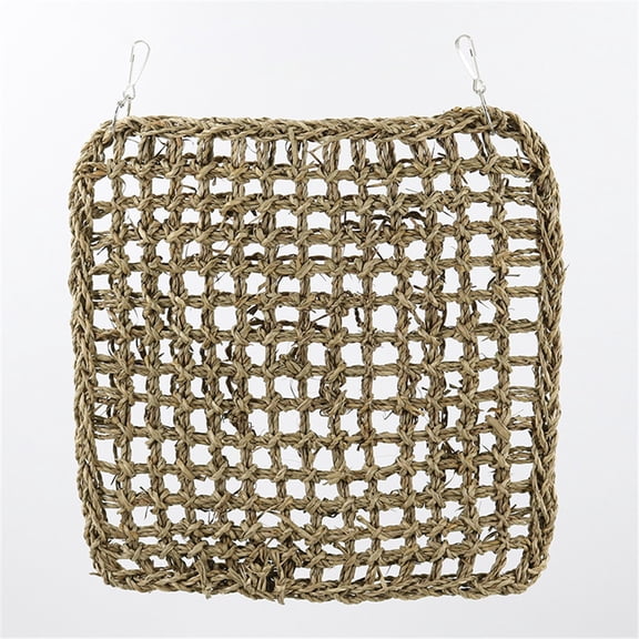 Bird Foraging Wall Toy - Climbing Rope Net for Parakeet, Cockatiel, Finch, Parrot - Durable, Non-Toxic Bird Toy - Indoor, All Ages, 30*30cm