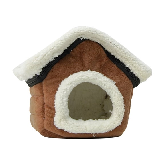 Bird Hanging Hammock Winter Warm Parrot Nest House Bed Plush Snuggle Pet Cave Hammock Toy for Parrots Cage Accessory