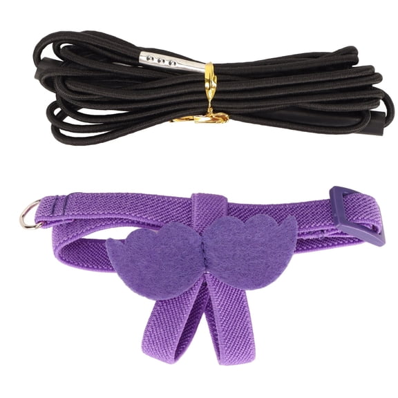 Bird Harness and Leash Super Light Bite Harness Traction Rope with Cute Wing Handle, Harness Leash, Bird Harness Leash