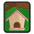 thumbnail image 1 of Bird House Applique Multi-Color Embroidered Iron-On Patch - 3.5 Inch Large, 1 of 5