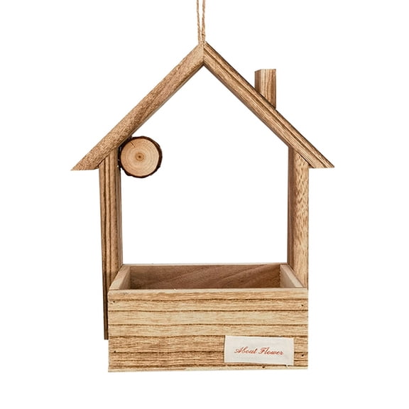Bird House Feeders for Outdoors Feeding Tool Hangings Bird Feeder Dispenser Holder Food Container B
